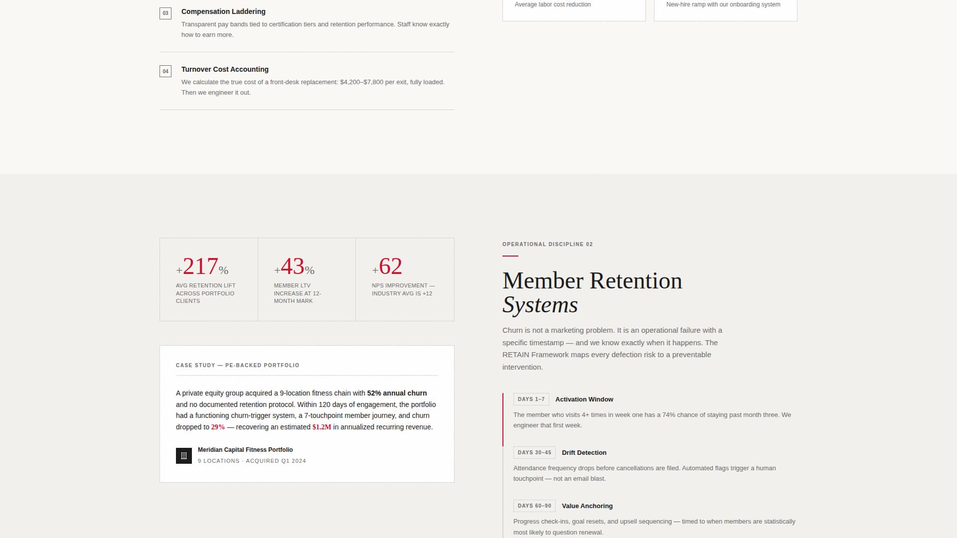 Fitness Consulting Professional Website Template