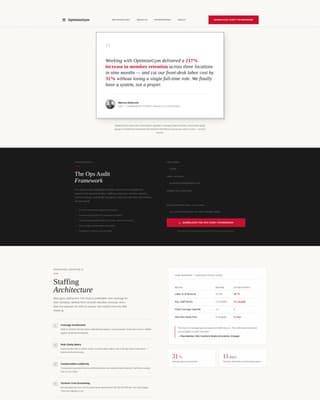 Fitness Consulting Professional Website Template