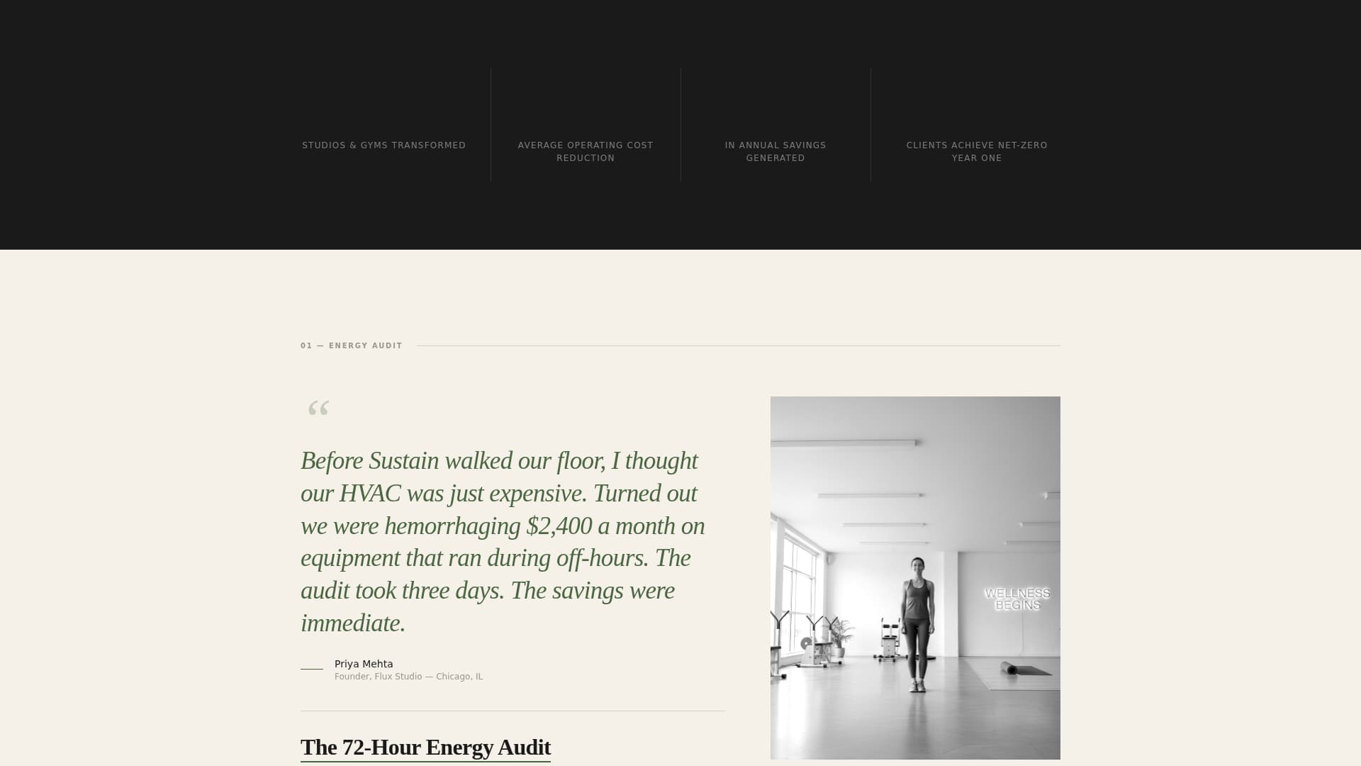 Fitness Consulting Reviews Website Template
