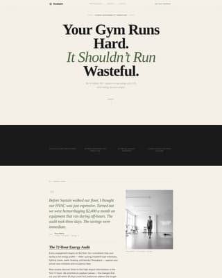 Fitness Consulting Reviews Website Template