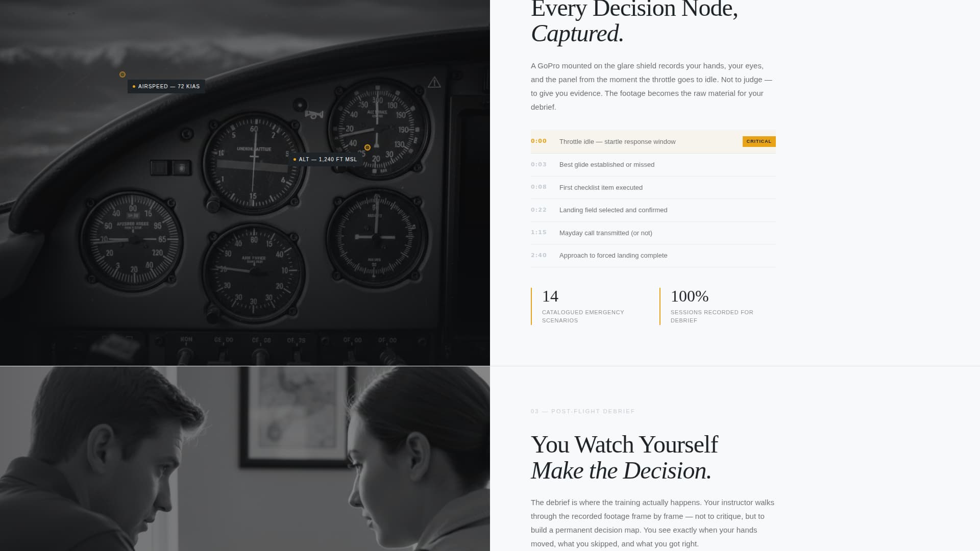 Flight School Marketing Specialist Booking Website Template