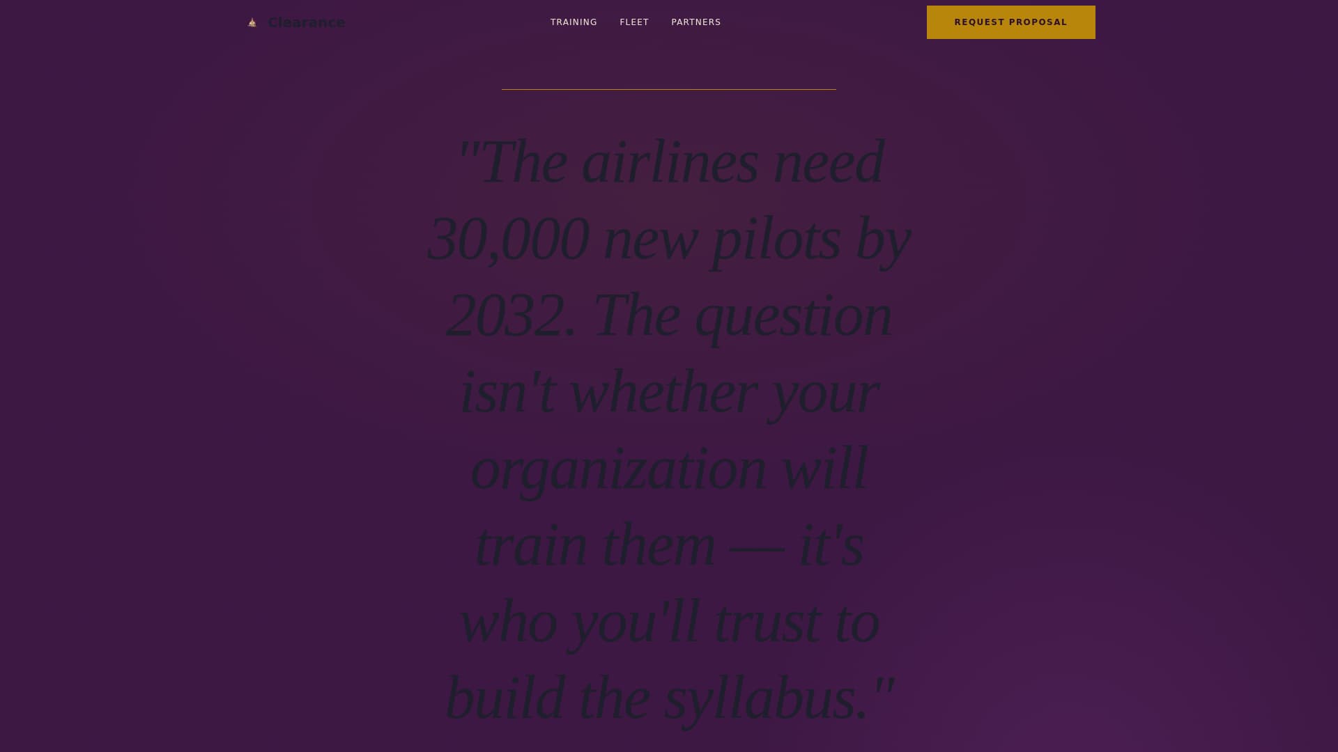 Altitude — Comprehensive Pilot Training Landing Page Template