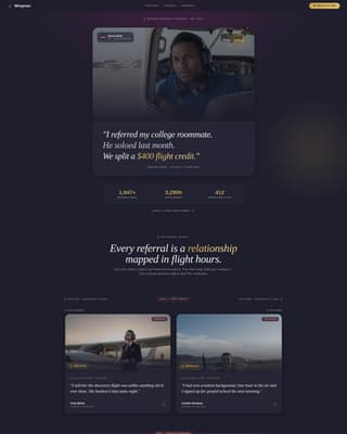Flight School Marketing Booking Website Template