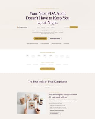 Food & Beverage Consulting Directory Website Template