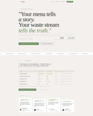 Food & Beverage Consulting Reviews Website Template