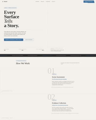Private Investigation Blog Website Template