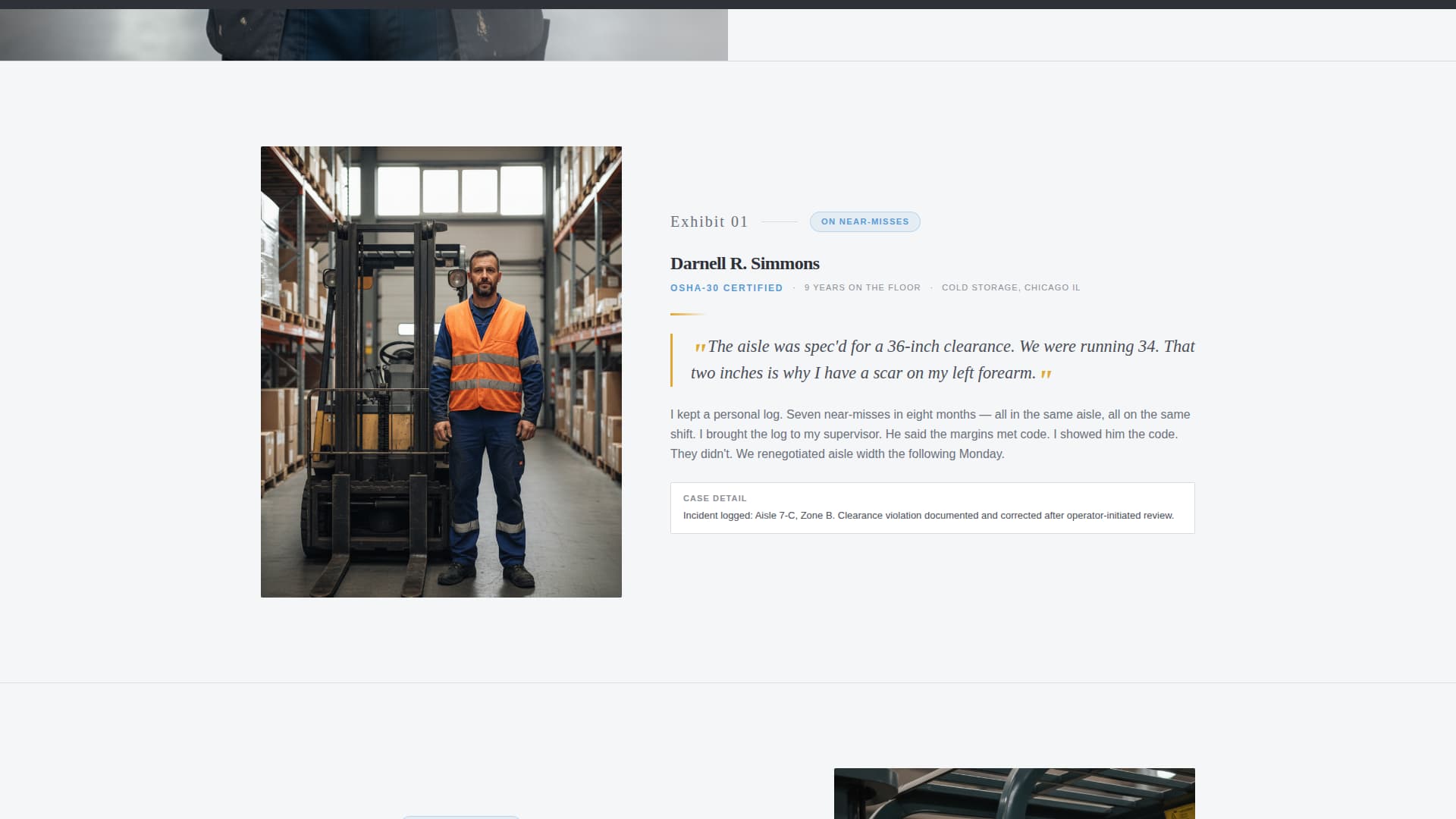 Forklift Operator Specialist Reviews Website Template