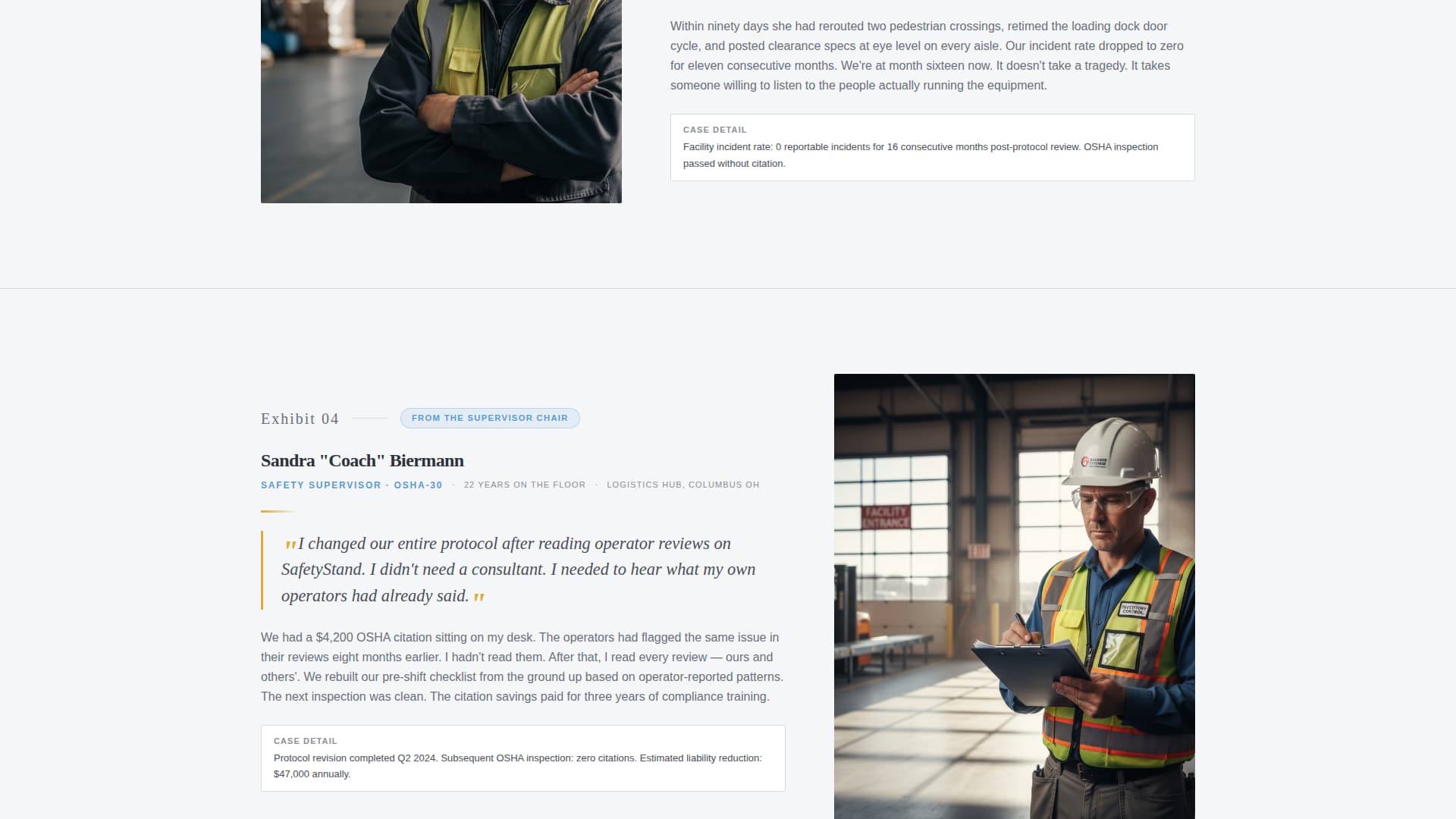 Forklift Operator Specialist Reviews Website Template
