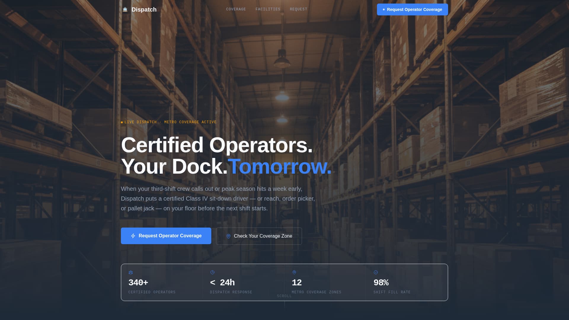 Forklift Operator Reviews Website Template