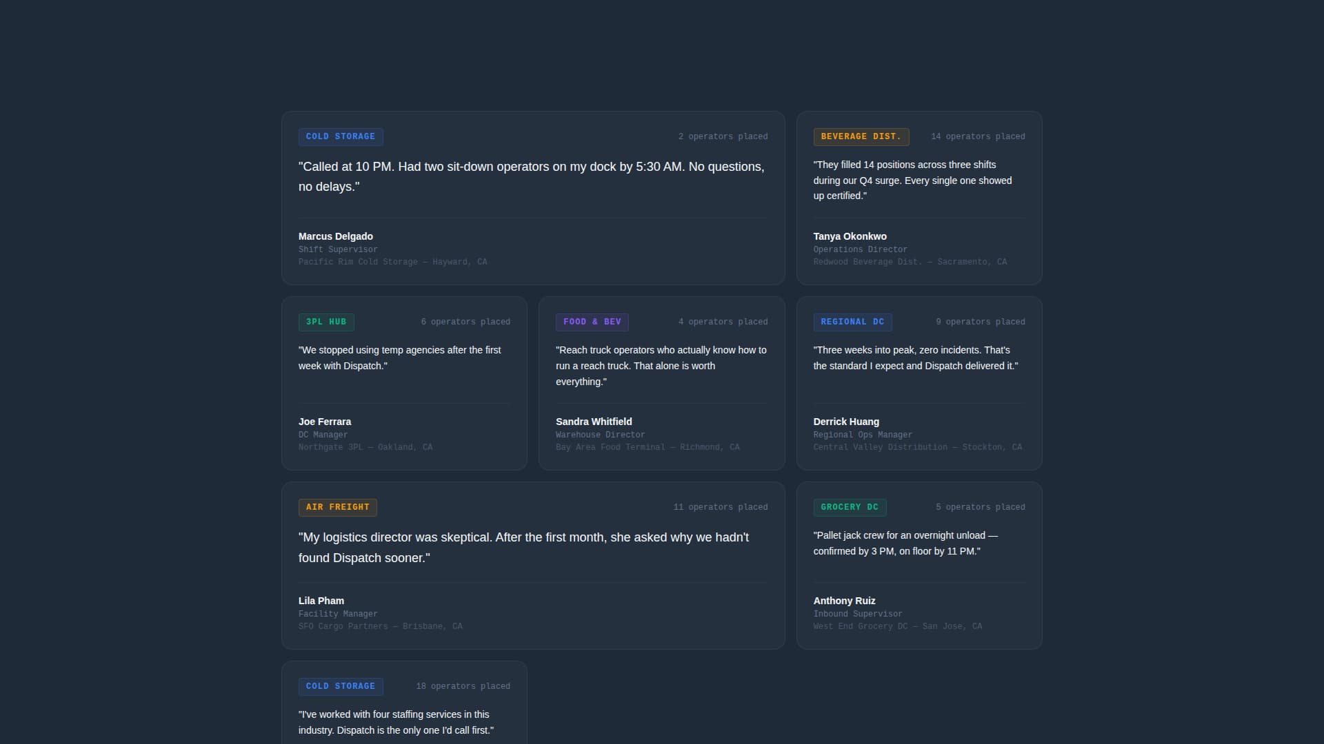 Forklift Operator Reviews Website Template