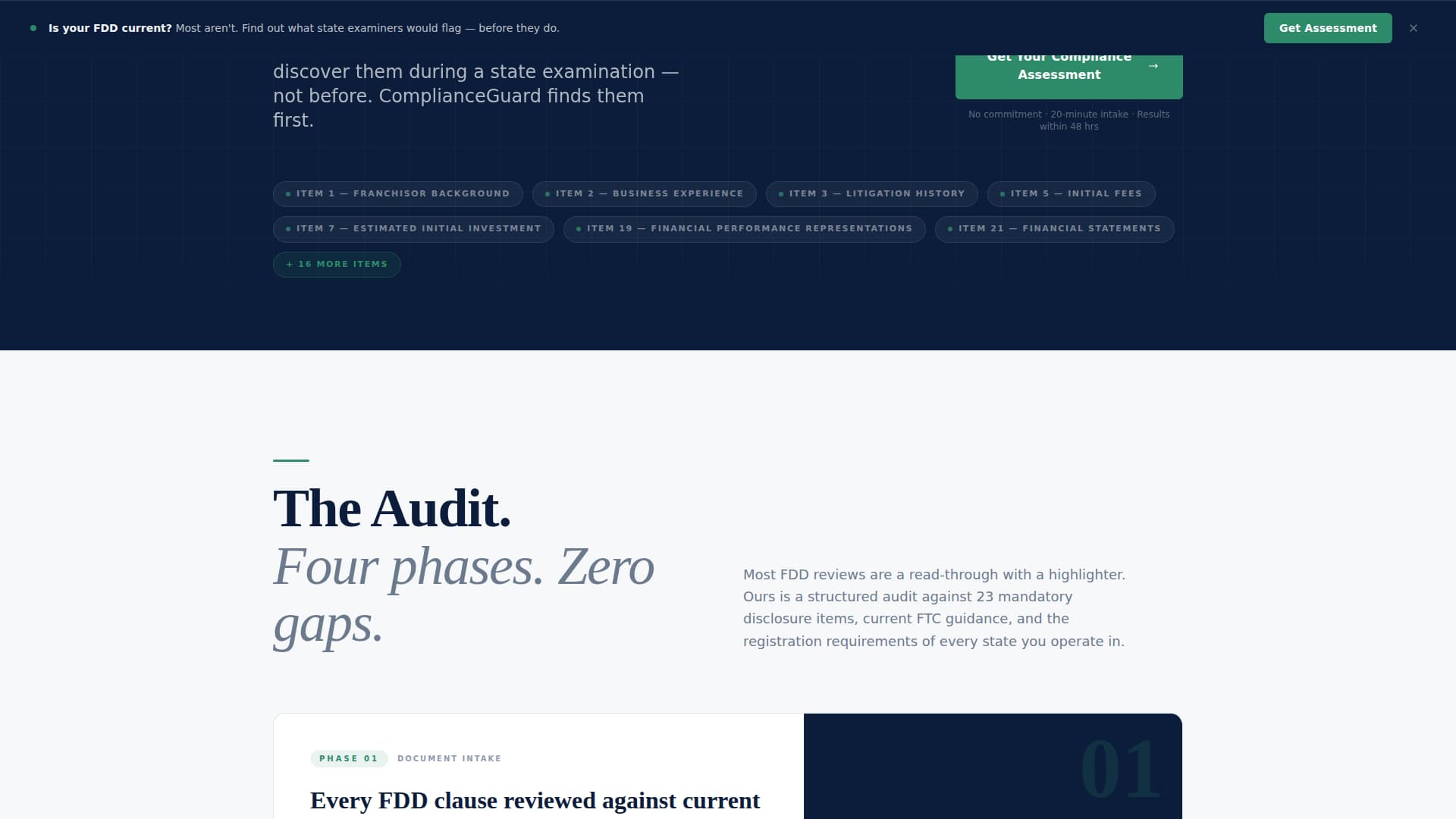 Franchise Consulting Booking Website Template
