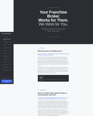 Franchise Consulting Professional Website Template