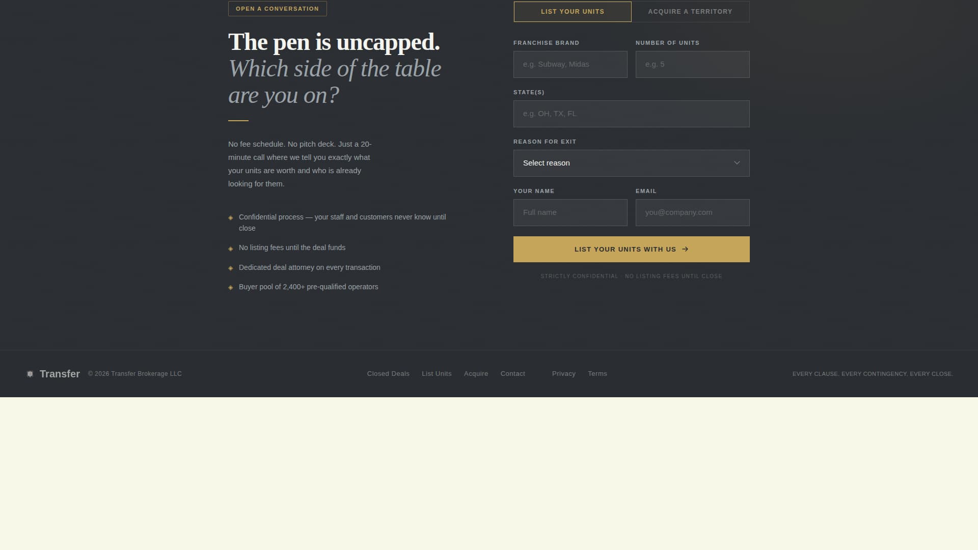 Franchise Consulting Specialist Reviews Website Template