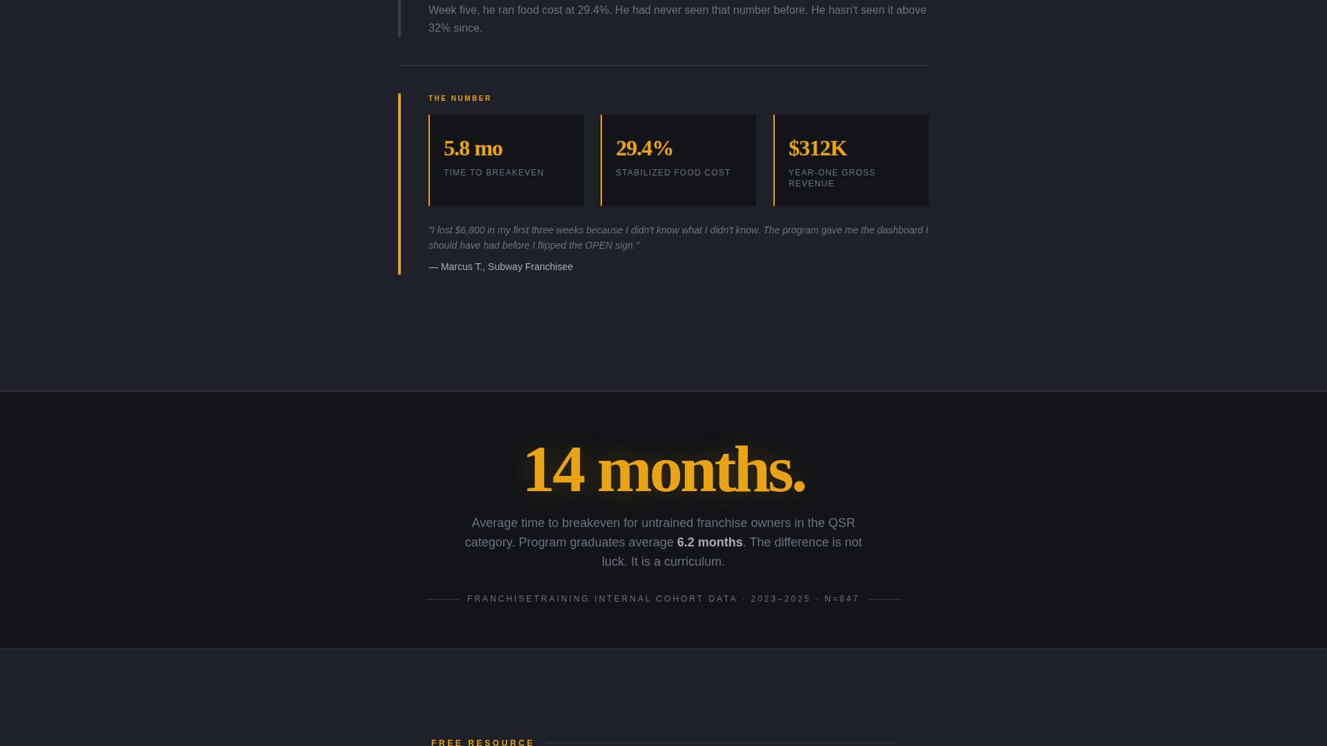 Franchise Consulting Portfolio Website Template