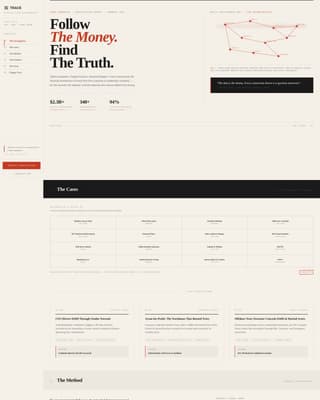 Private Investigation Booking Website Template