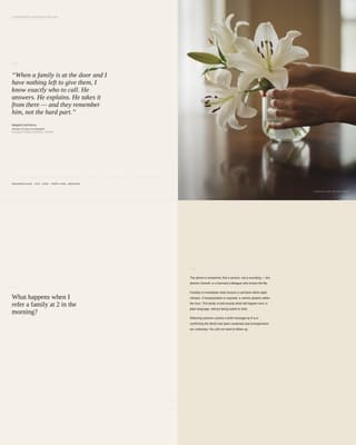 Funeral Director FAQ Website Template