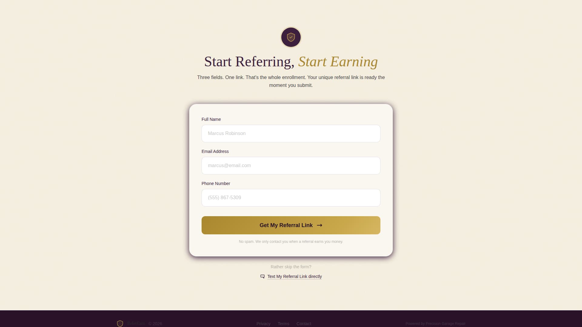 Garage Door Repair Marketing Reviews Website Template