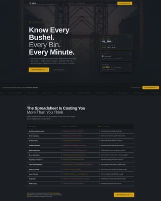 Silo - Precision Agriculture Landing Page Template