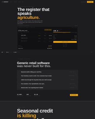 Agriculture Software & SaaS Reviews Website Template