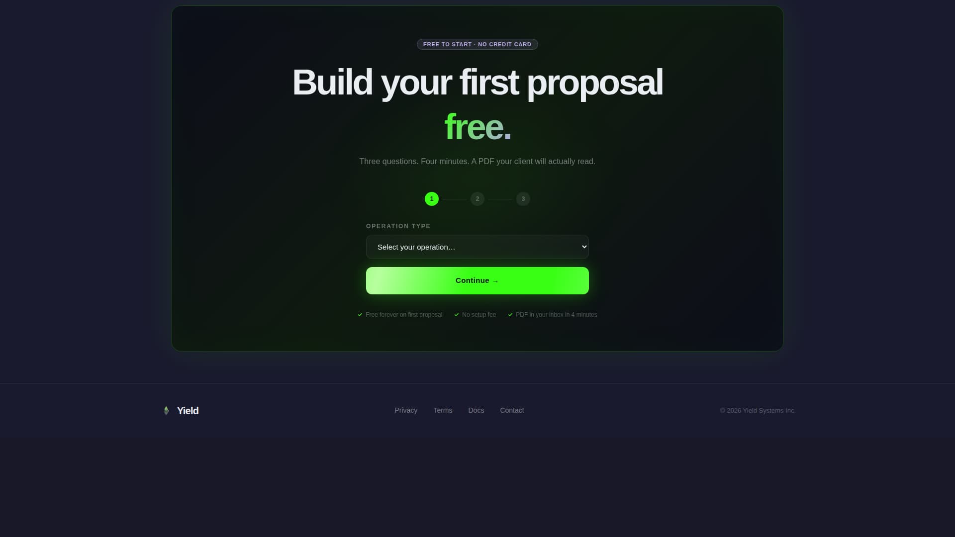 Yield - Instant Agriculture Landing Page Template