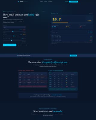 Agriculture Software Specialist Cost Calculator Website Template