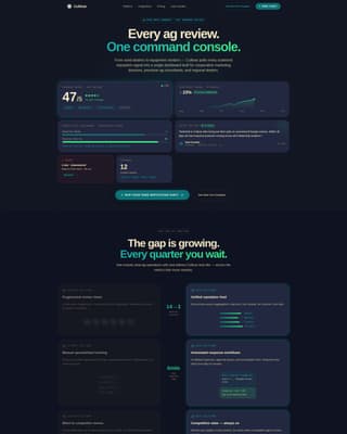 Agriculture Software & SaaS Specialist Reviews Website Template