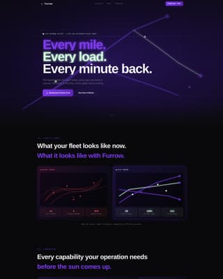 Furrow - Precision Agriculture Landing Page Template