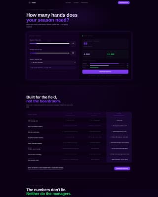 Yield - Powerful Agriculture Volunteer Landing Page Template