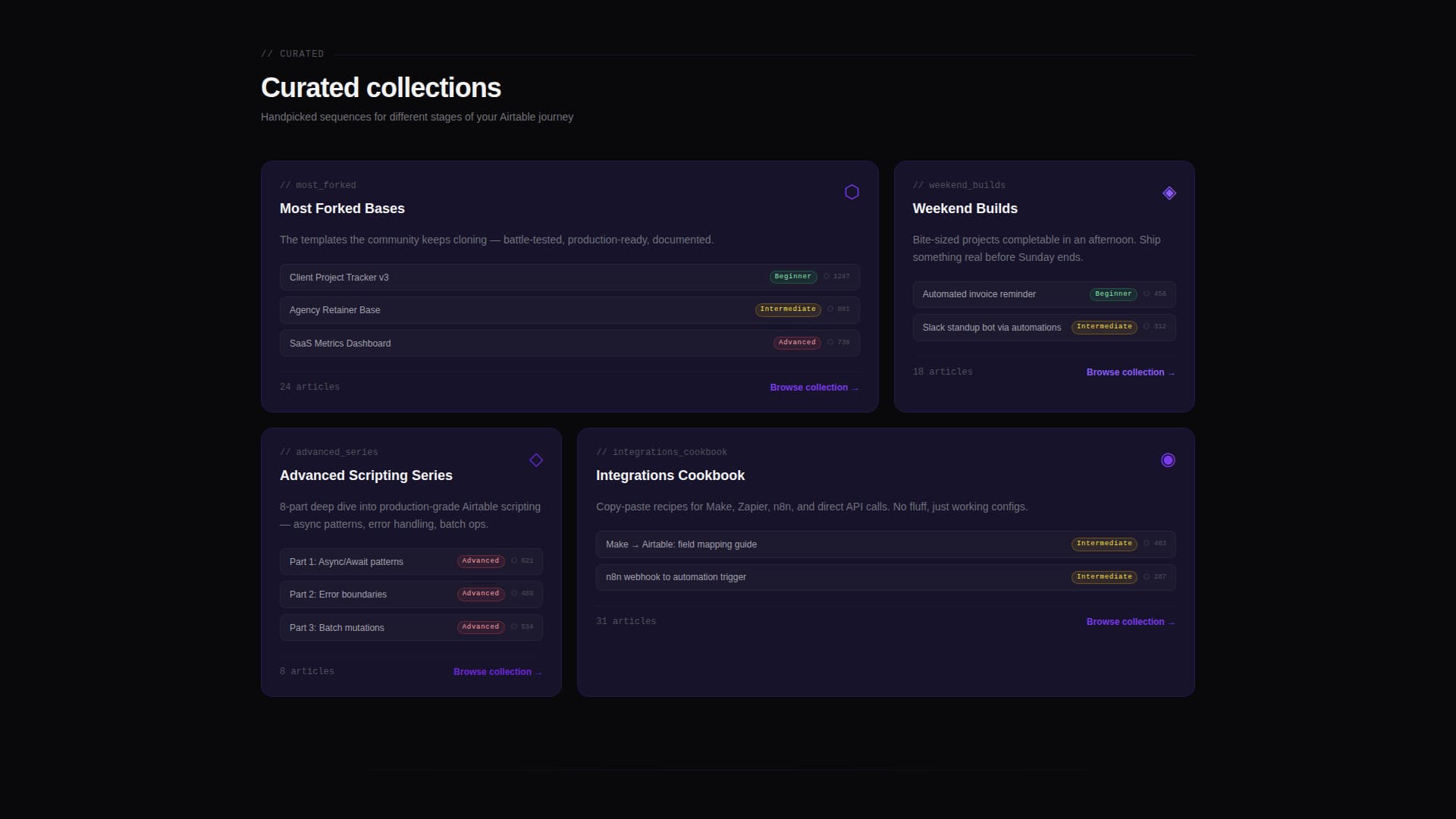 Basecamp - Powerful Airtable Developer Landing Page Template