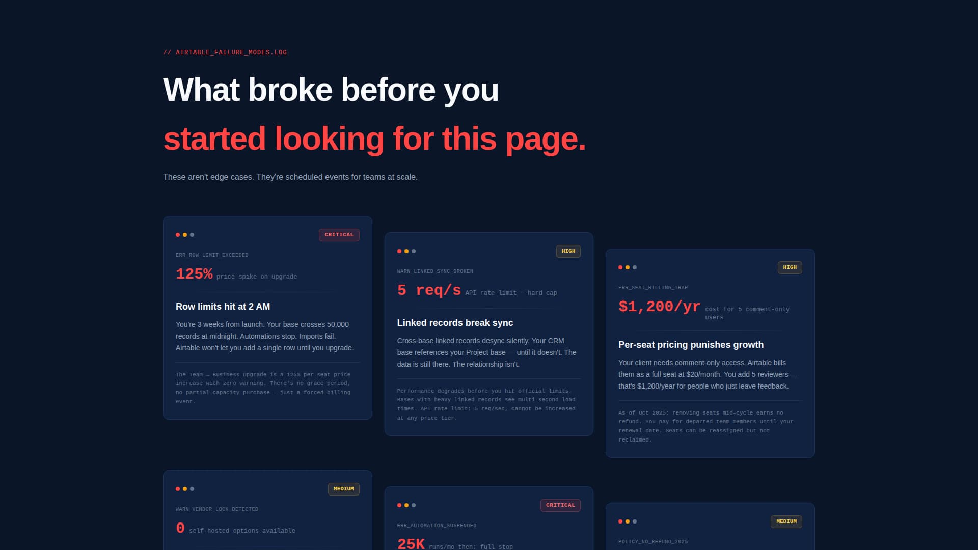 No-Code Platform Documentation Cost Calculator Website Template