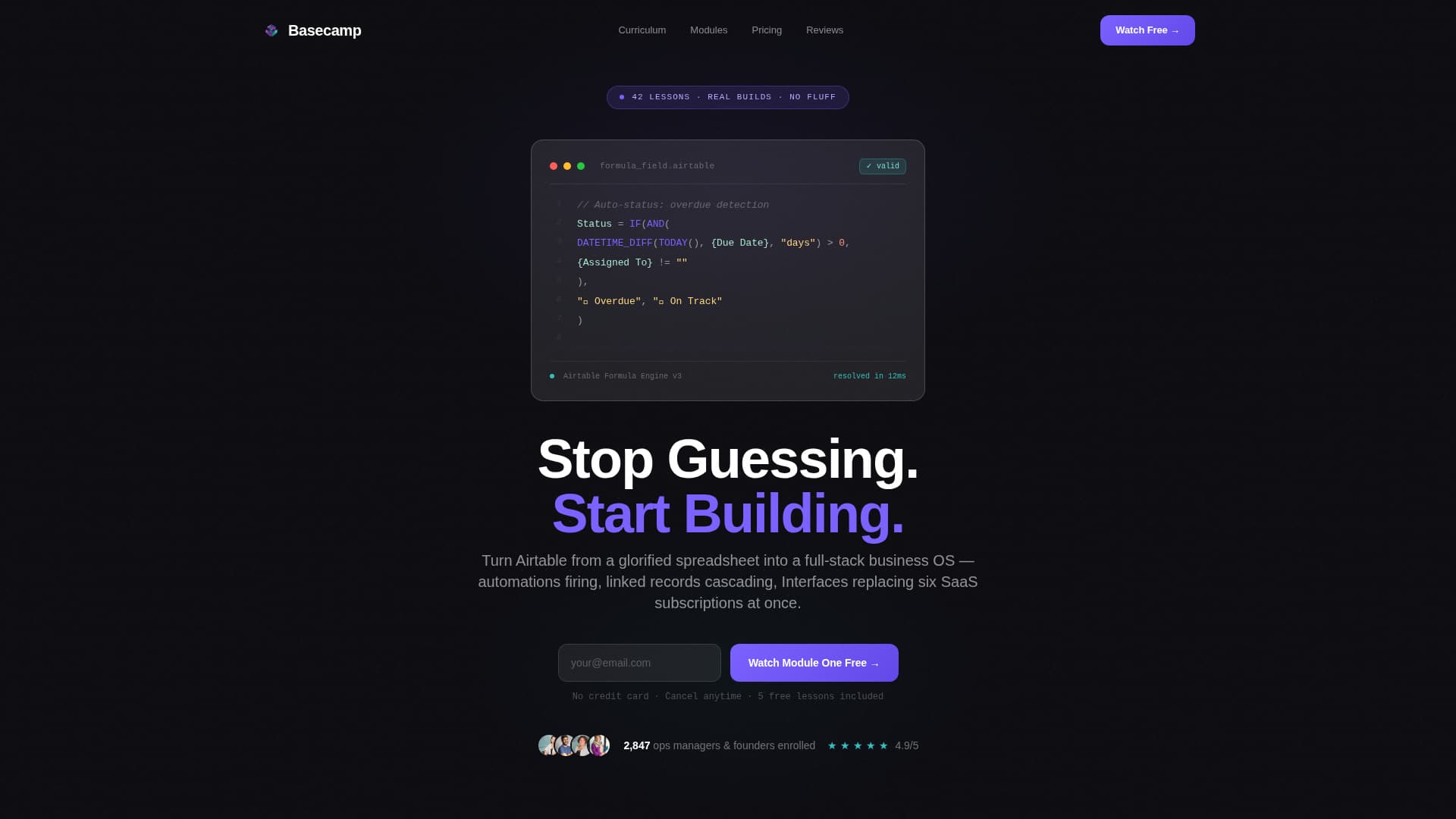 No-Code Platform Documentation Advanced Professional Website Template