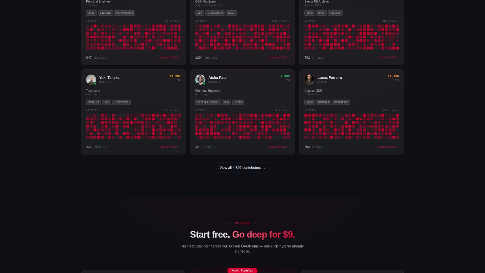 Developer Documentation Reviews Website Template