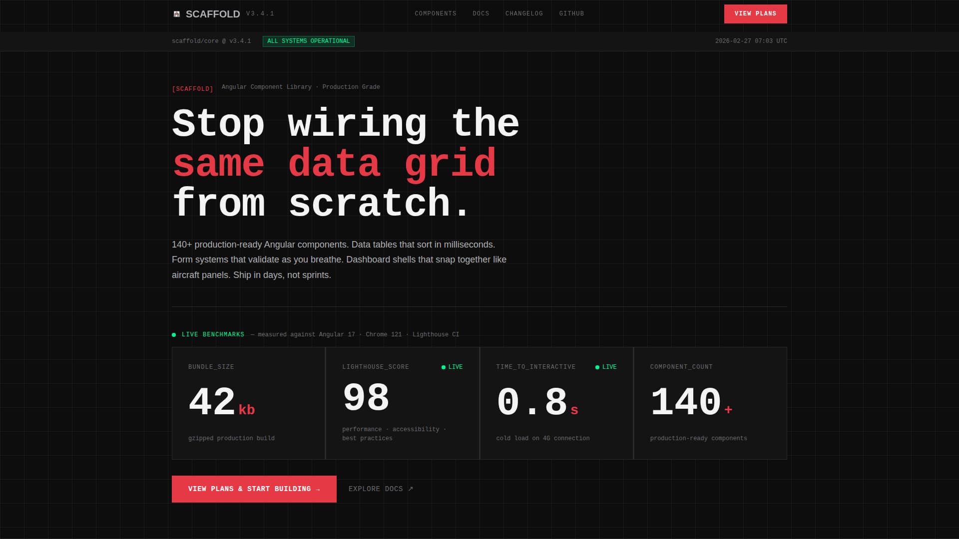 Developer Documentation Professional Website Template