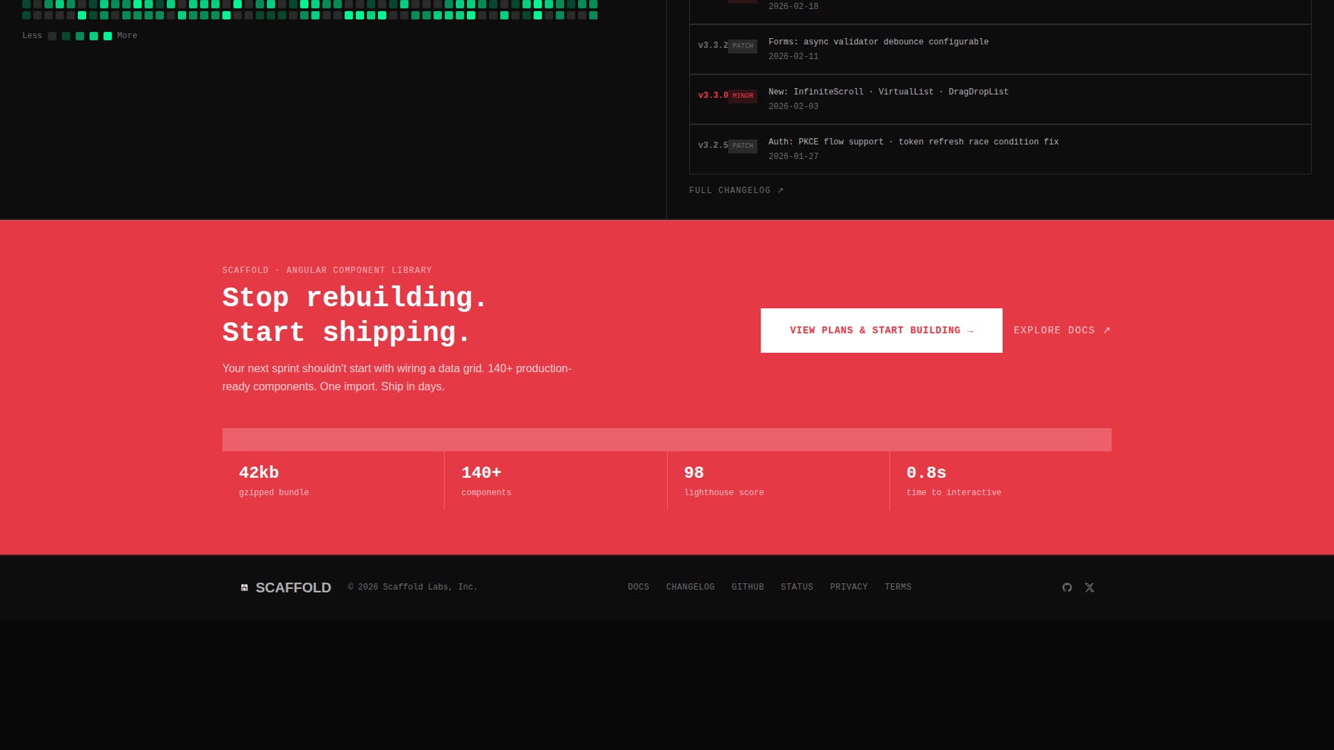 Developer Documentation Professional Website Template