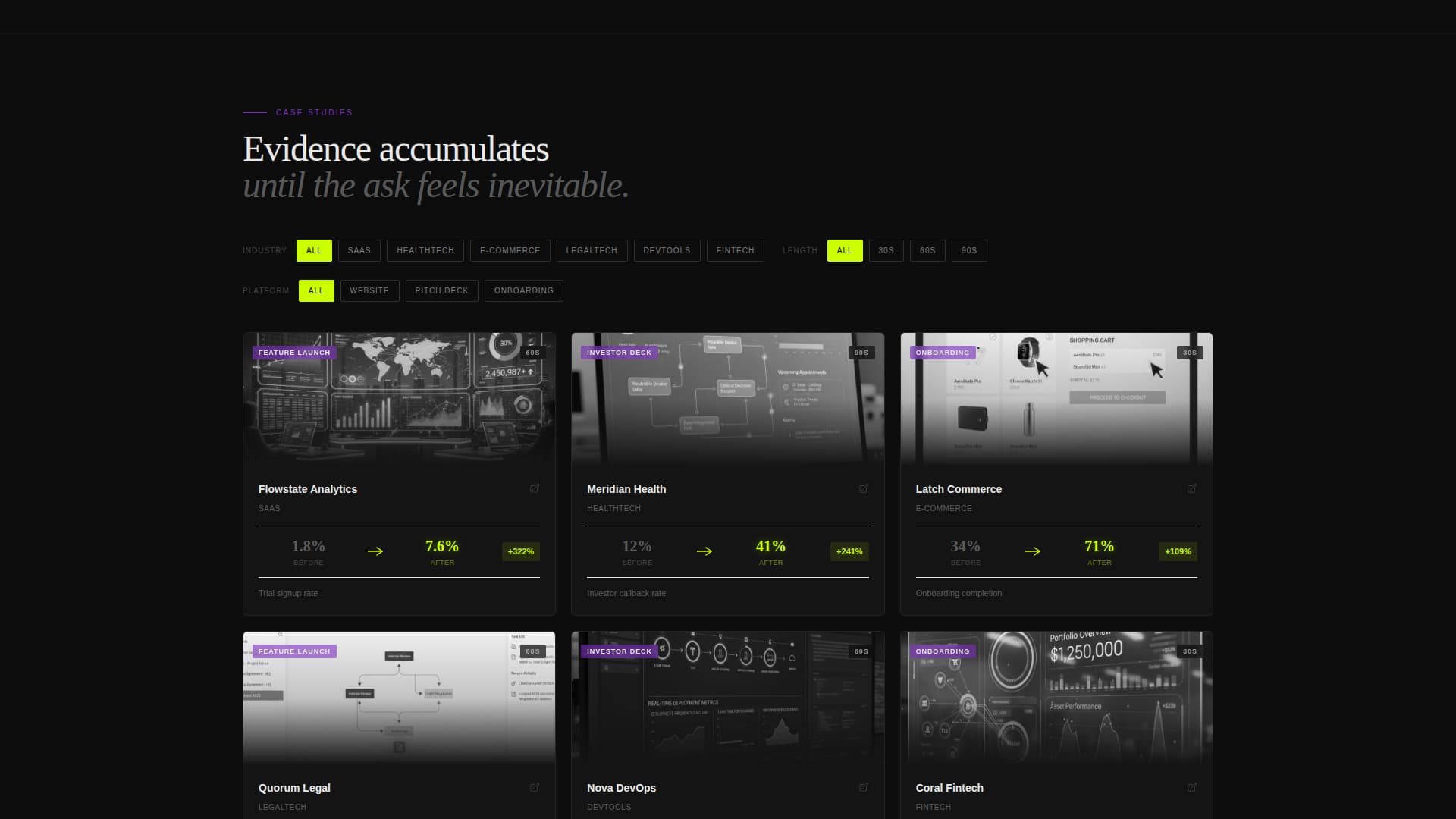 Kinetic - Powerful Demo Landing Page Template