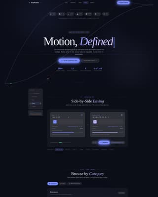 Keyframe - Dynamic Motion Landing Page Template