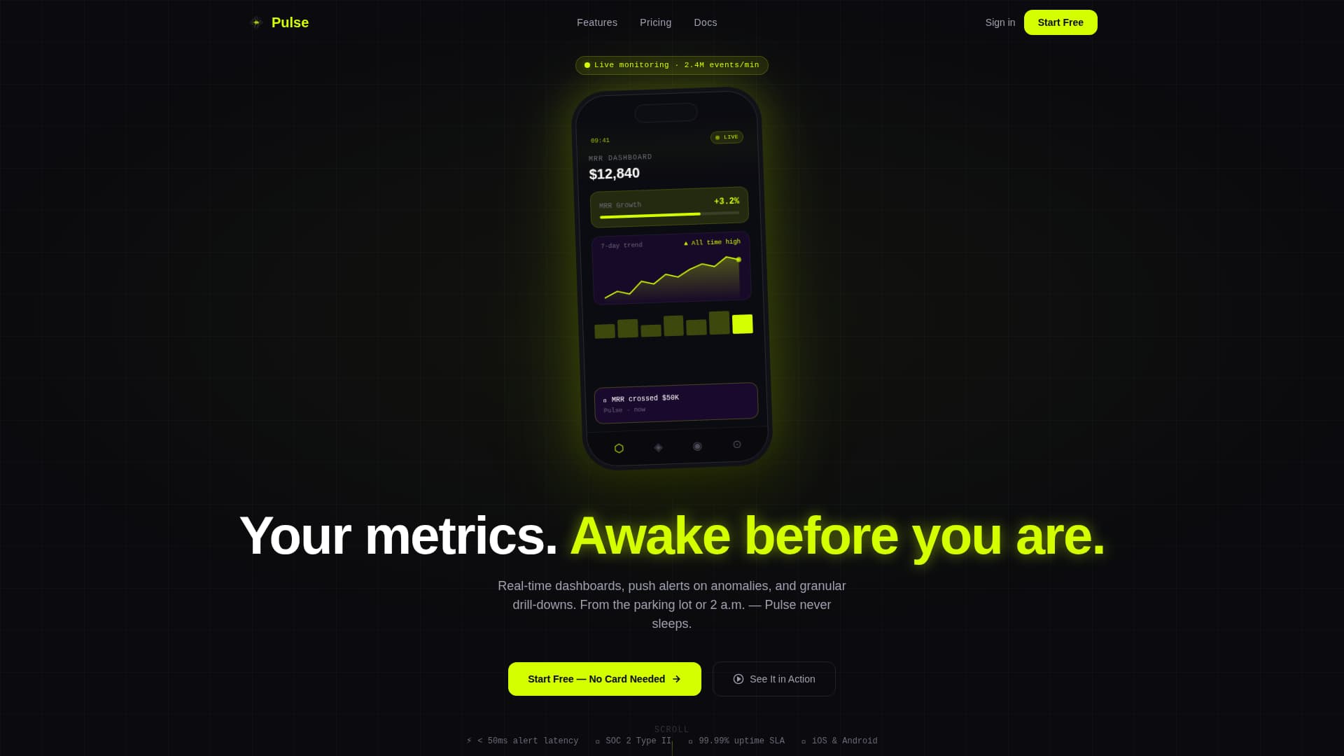 Pulse - Dynamic App Landing Page Template