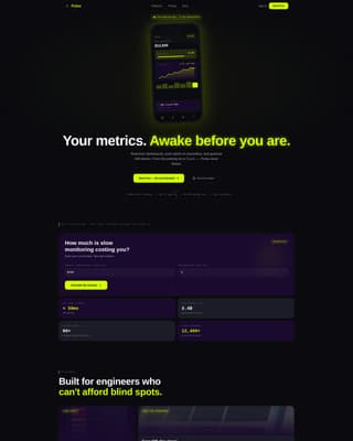 Pulse - Dynamic App Landing Page Template