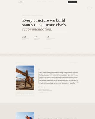 Arbor — Reliable Outdoor Contractor Landing Page Template