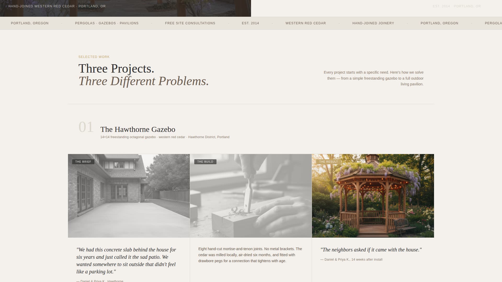 Arbor - Elegant Pergola Landing Page Template