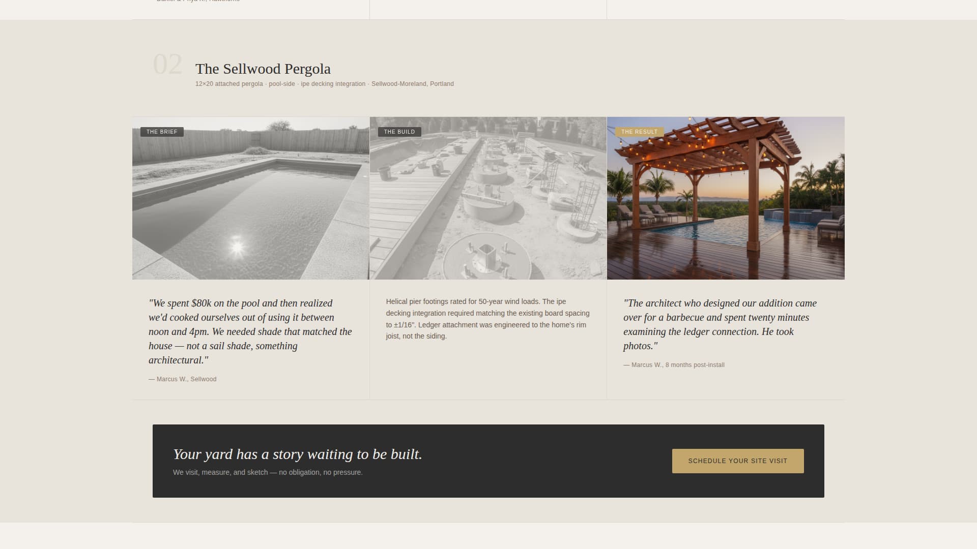 Arbor - Elegant Pergola Landing Page Template