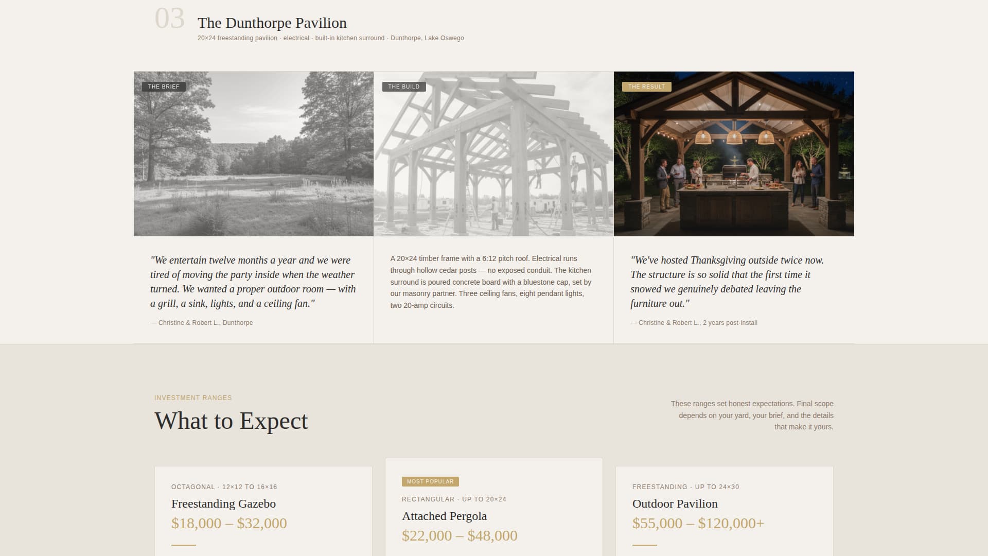 Arbor - Elegant Pergola Landing Page Template