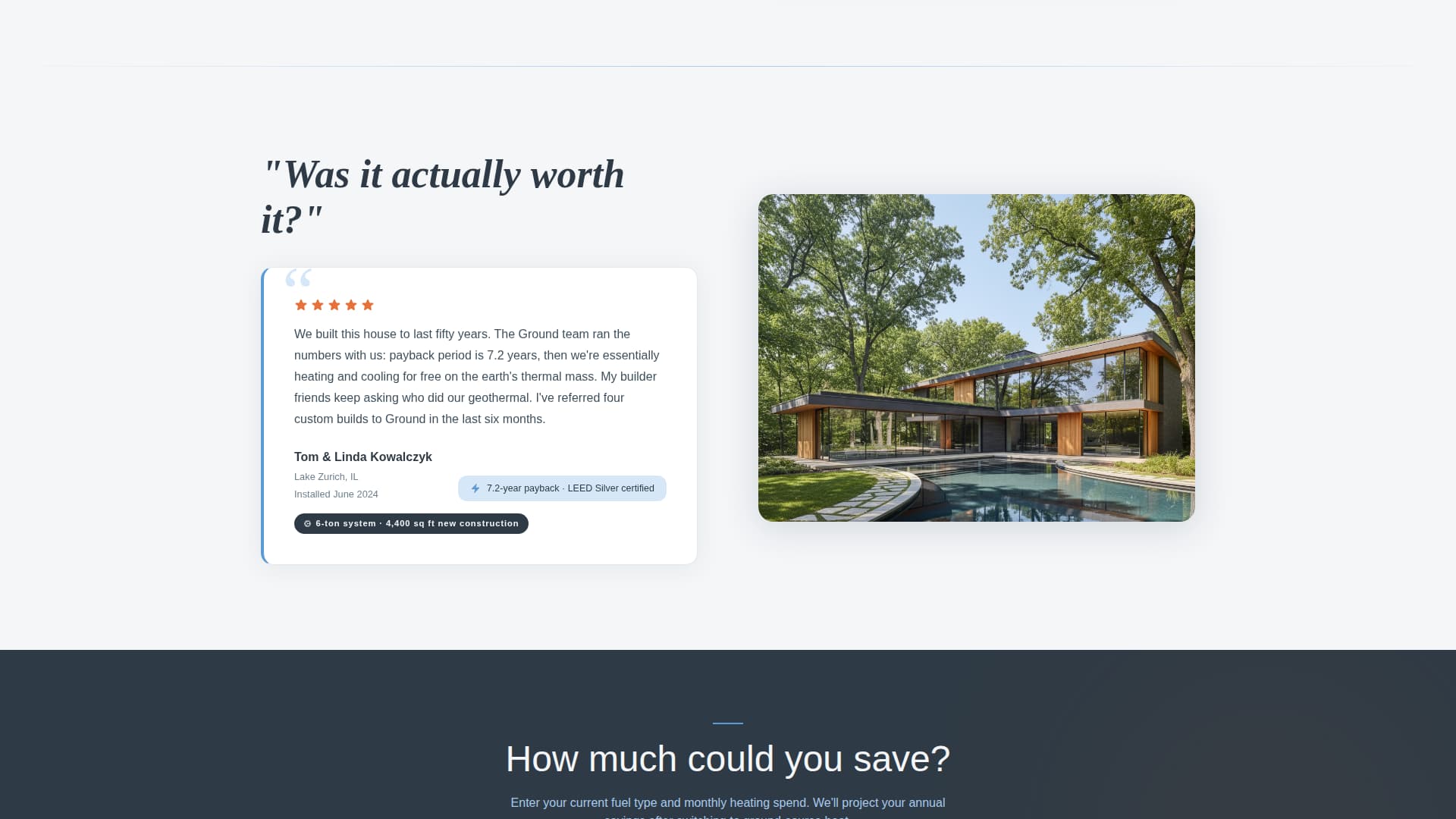Geothermal - Trusted Installer Landing Page Template