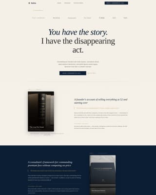 Ghostwriter Booking Website Template