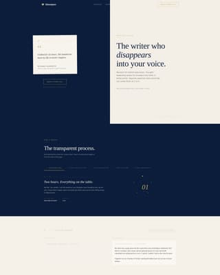 Ghostpen — Verified Content Specialist Landing Page Template