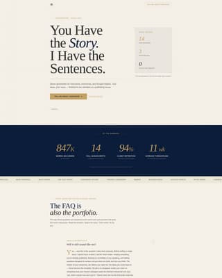 Ghostpen - Authoritative Ghostwriter Landing Page Template