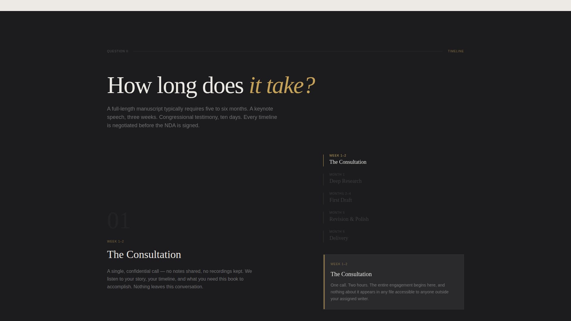 Ghostwrite - Confidential Ghostwriting Landing Page Template