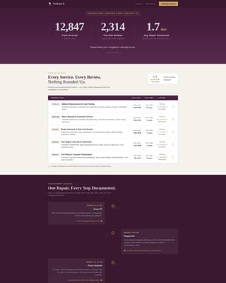 Torque - Transparent Golfcartmechanic Landing Page Template