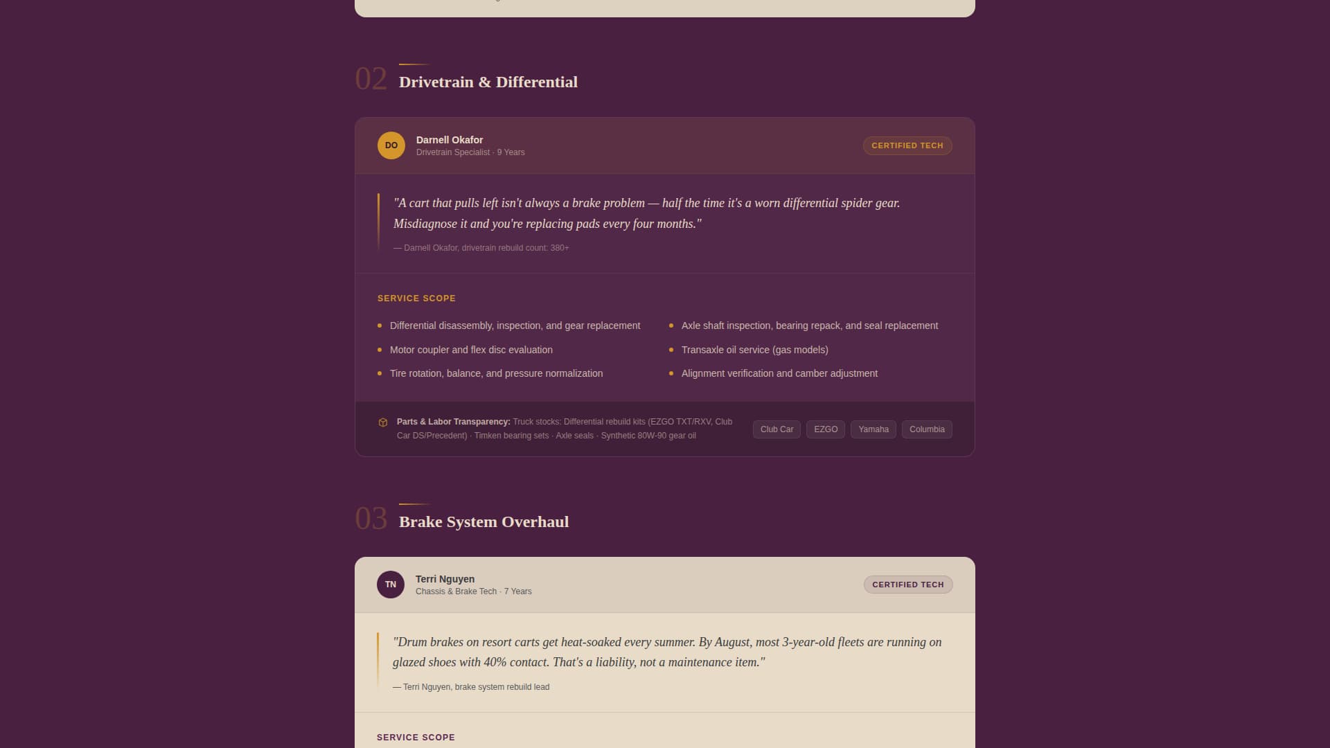 Torque - Precision Fleet Landing Page Template