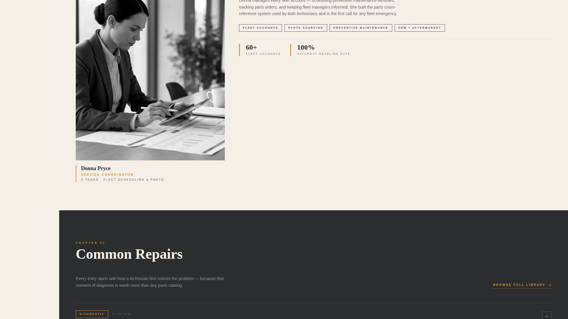 Torque - Authoritative Golfcartmechanic Landing Page Template